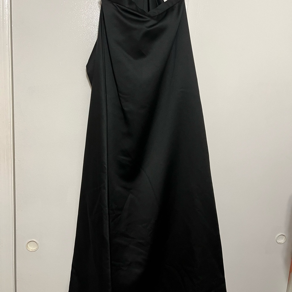 Classic Black Maxi Skirt and Corset by Mori Lee